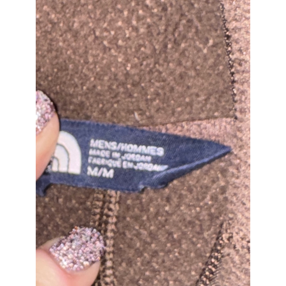 THE NORTH FACE TECH GLACIER 1/4-ZIP FLEECE MEN'S Sz M Coffee Bean Brown​​​​ - Picture 7 of 8